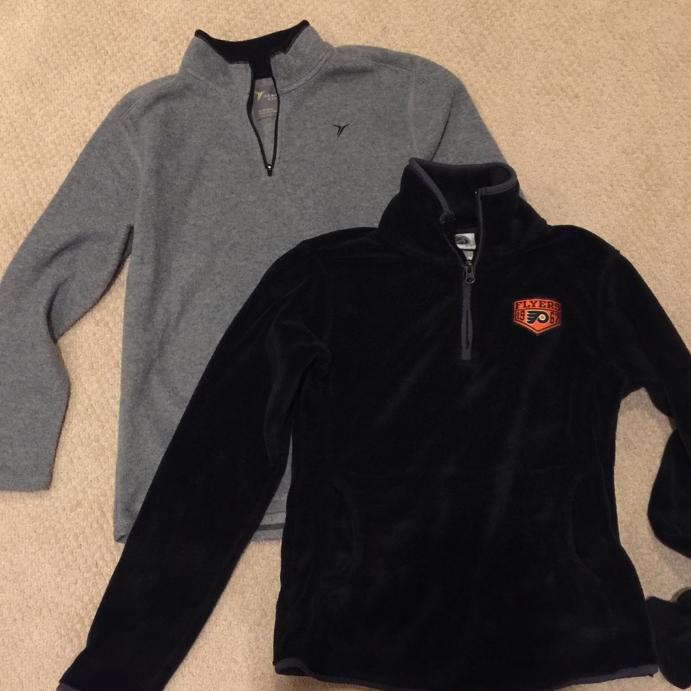 🏒 FLYERS fleece quarter zips 🏒